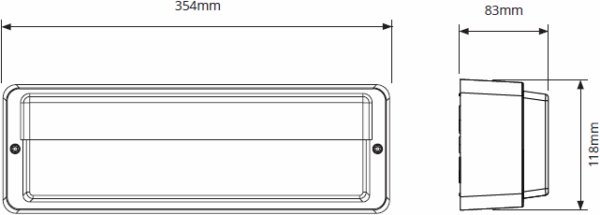 Pragmalux LED Portiek Port-M PKVW IP66 IK10 - Afbeelding 5