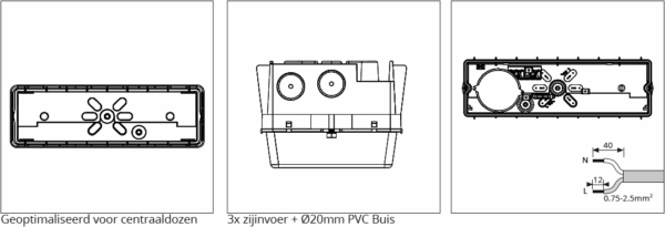 Pragmalux LED Portiek Port-M PKVW IP66 IK10 - Afbeelding 4